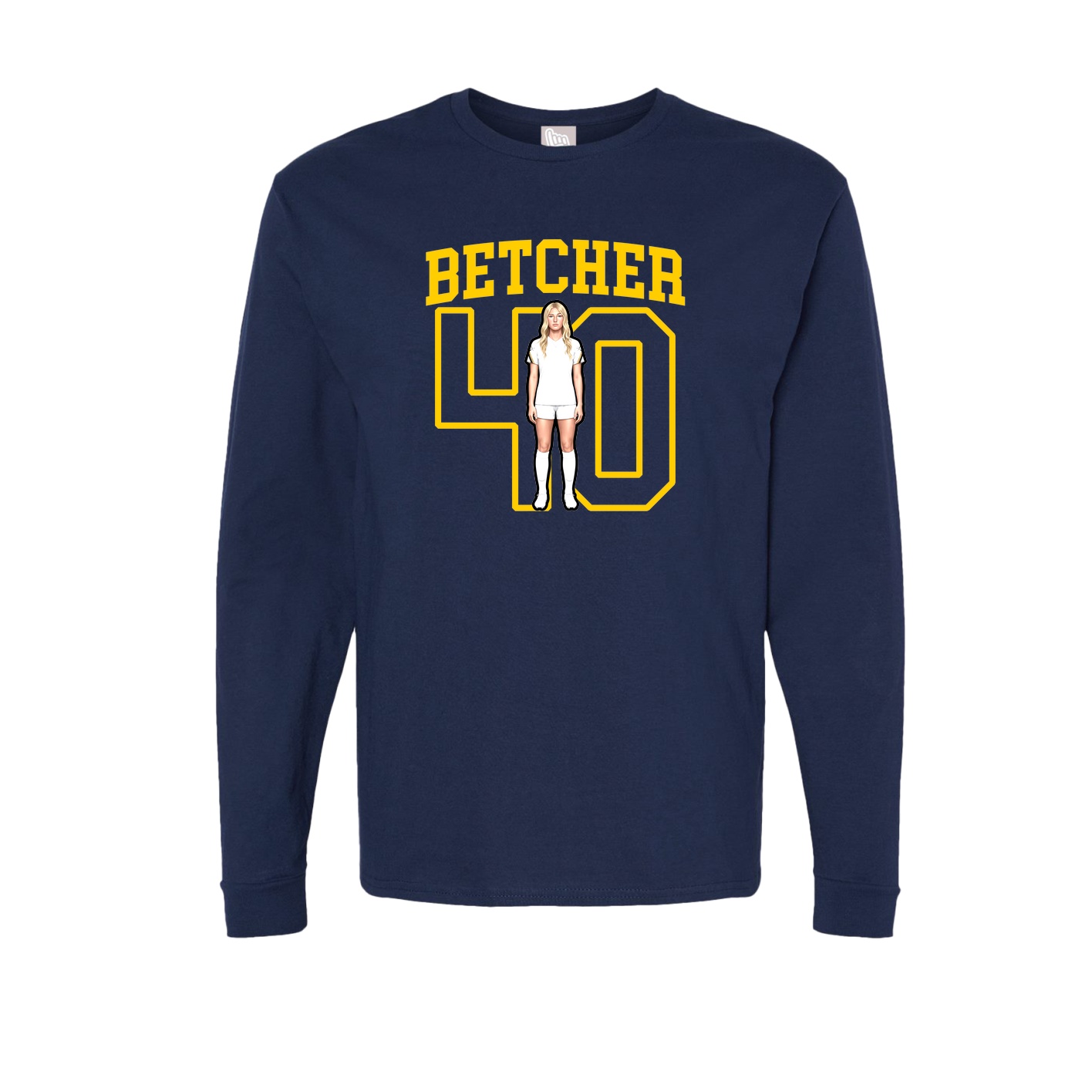 Long Sleeve Tee — Shirsey in Navy
