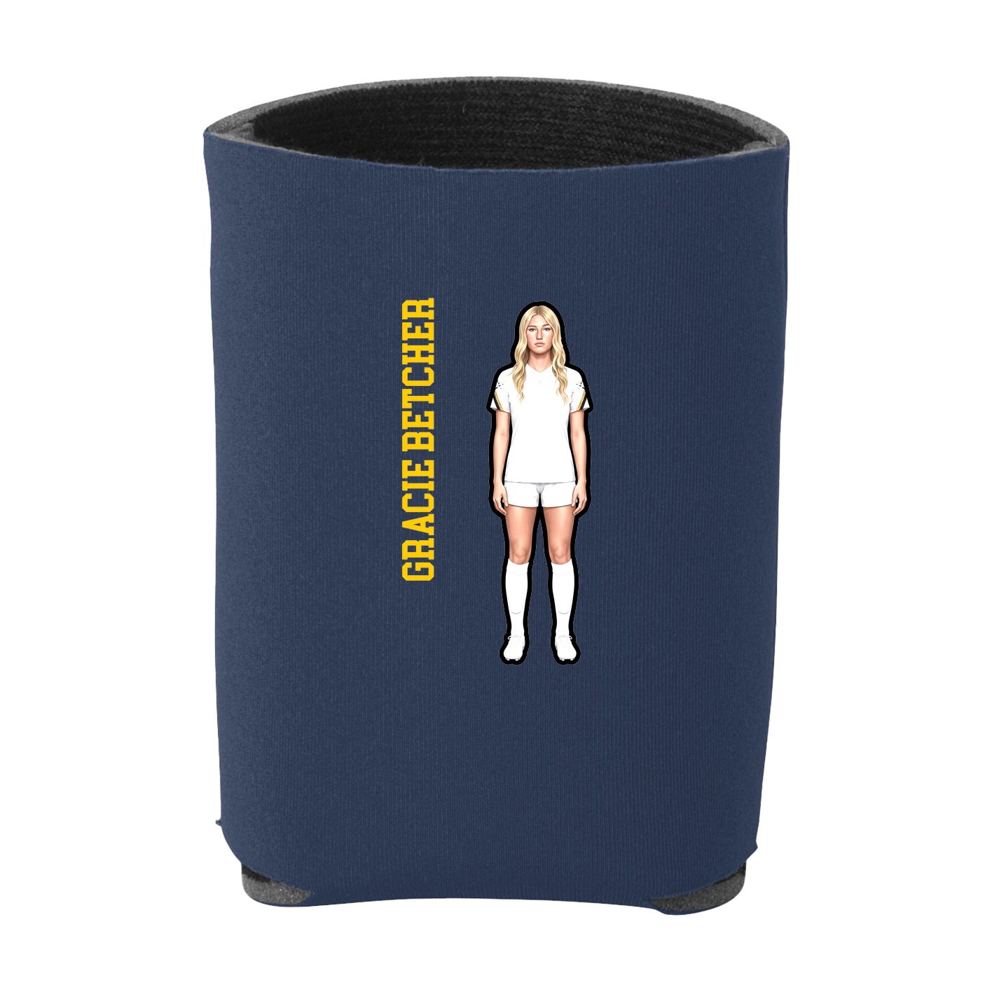 Can Holder — Name Vertical in Navy