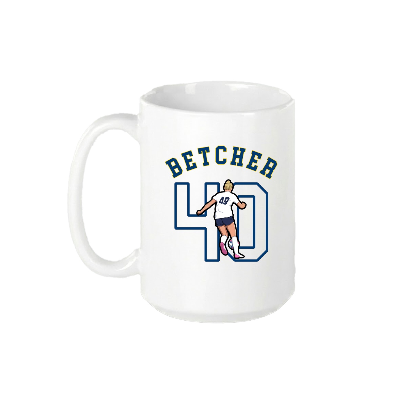 15oz Coffee Mug — Shirsey Arch in White