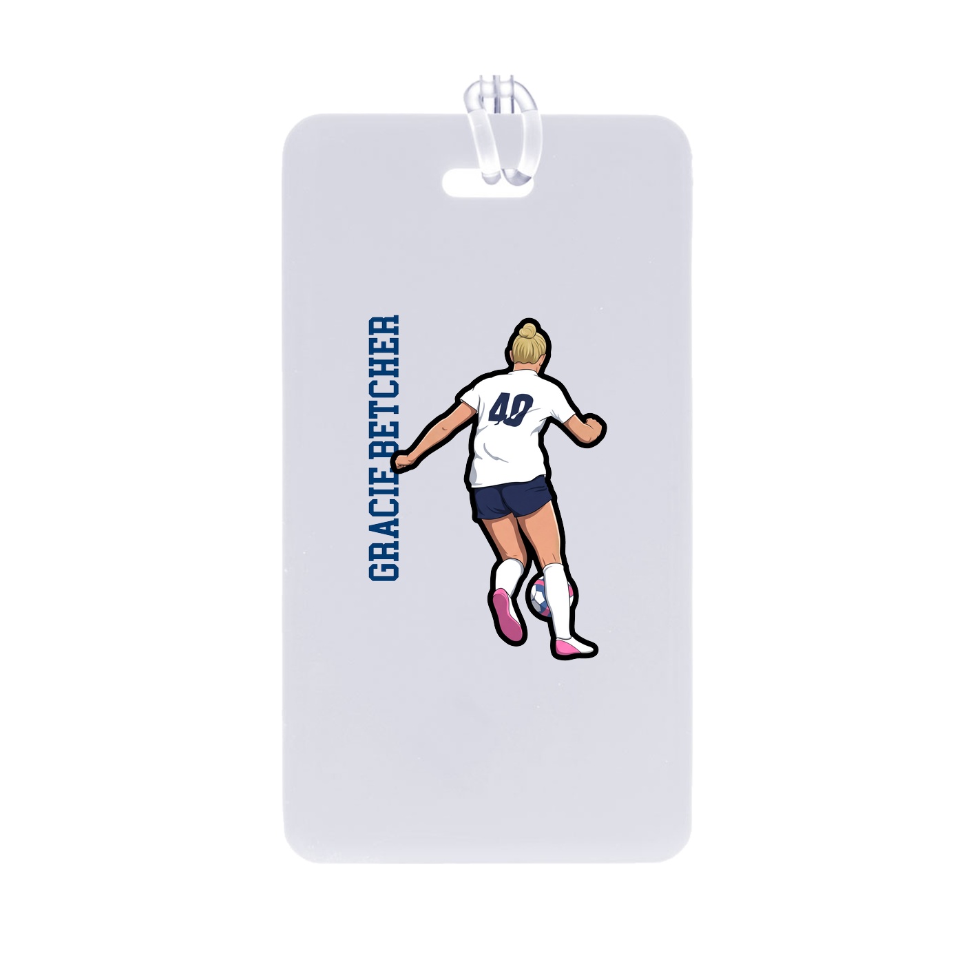 Bag Tag — Name Vertical in Classic