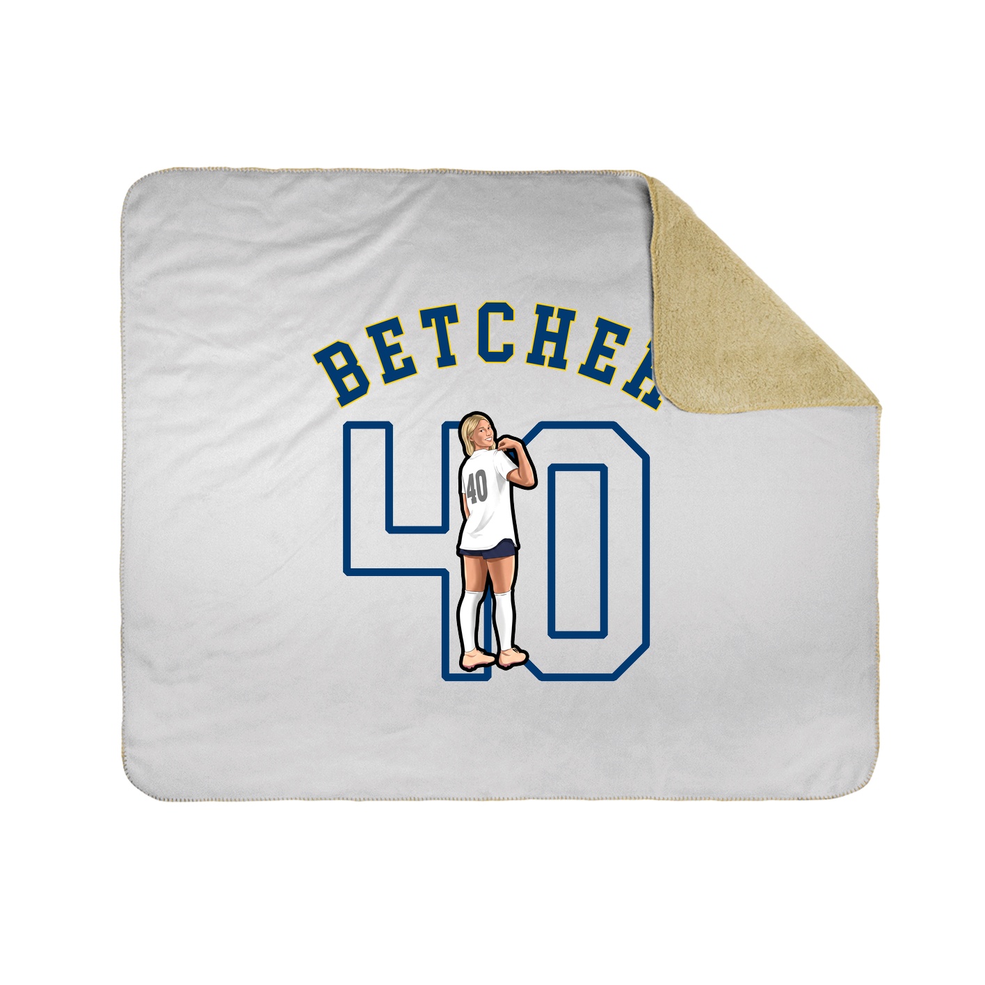 Throw Blanket — Shirsey Arch in White