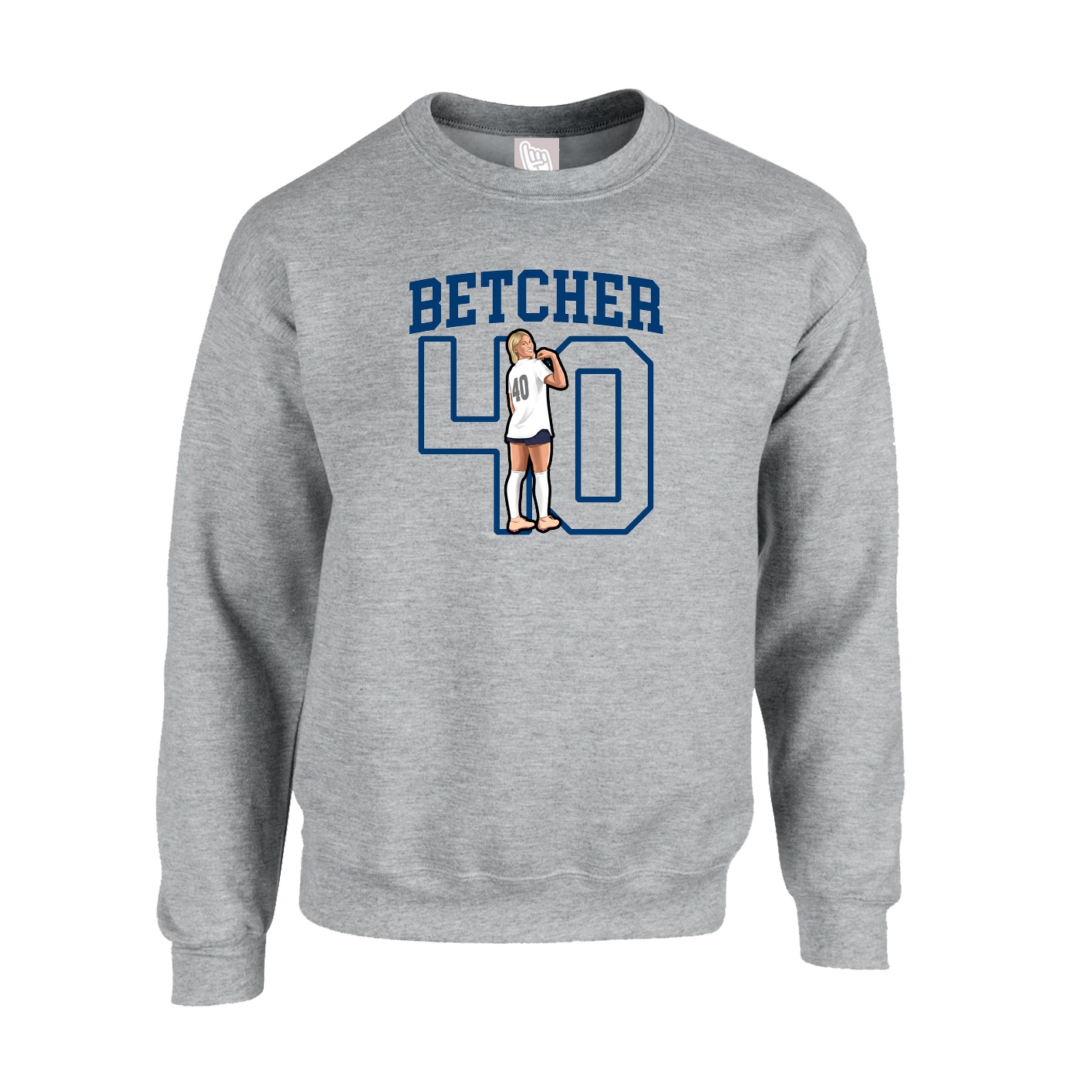Fleece Crew — Shirsey in Grey