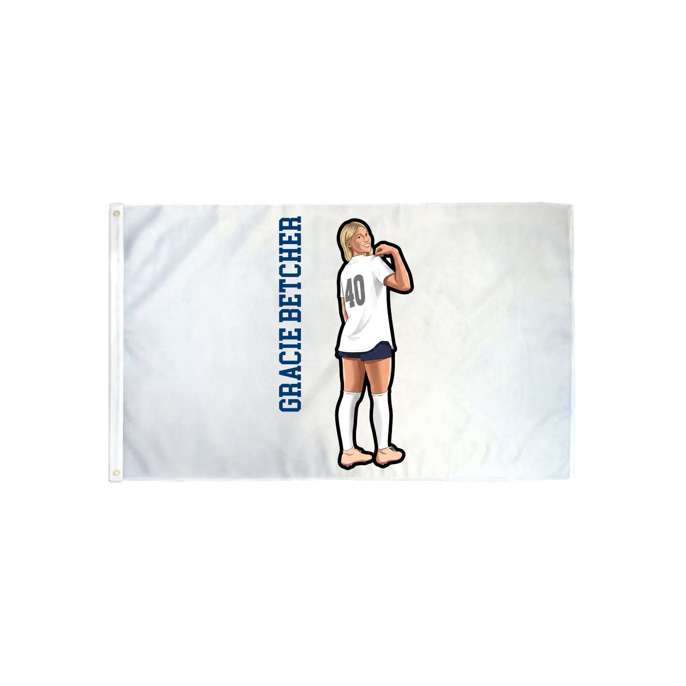 3x5 Flag — Name Vertical in Classic