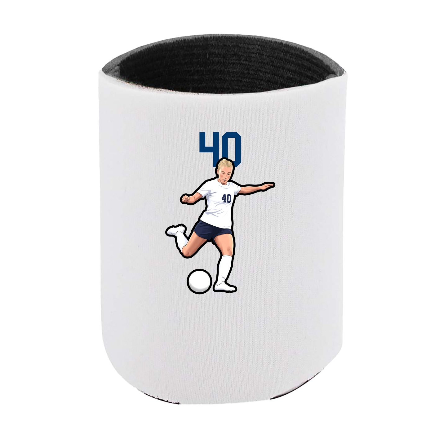 Can Holder — Number Top in White