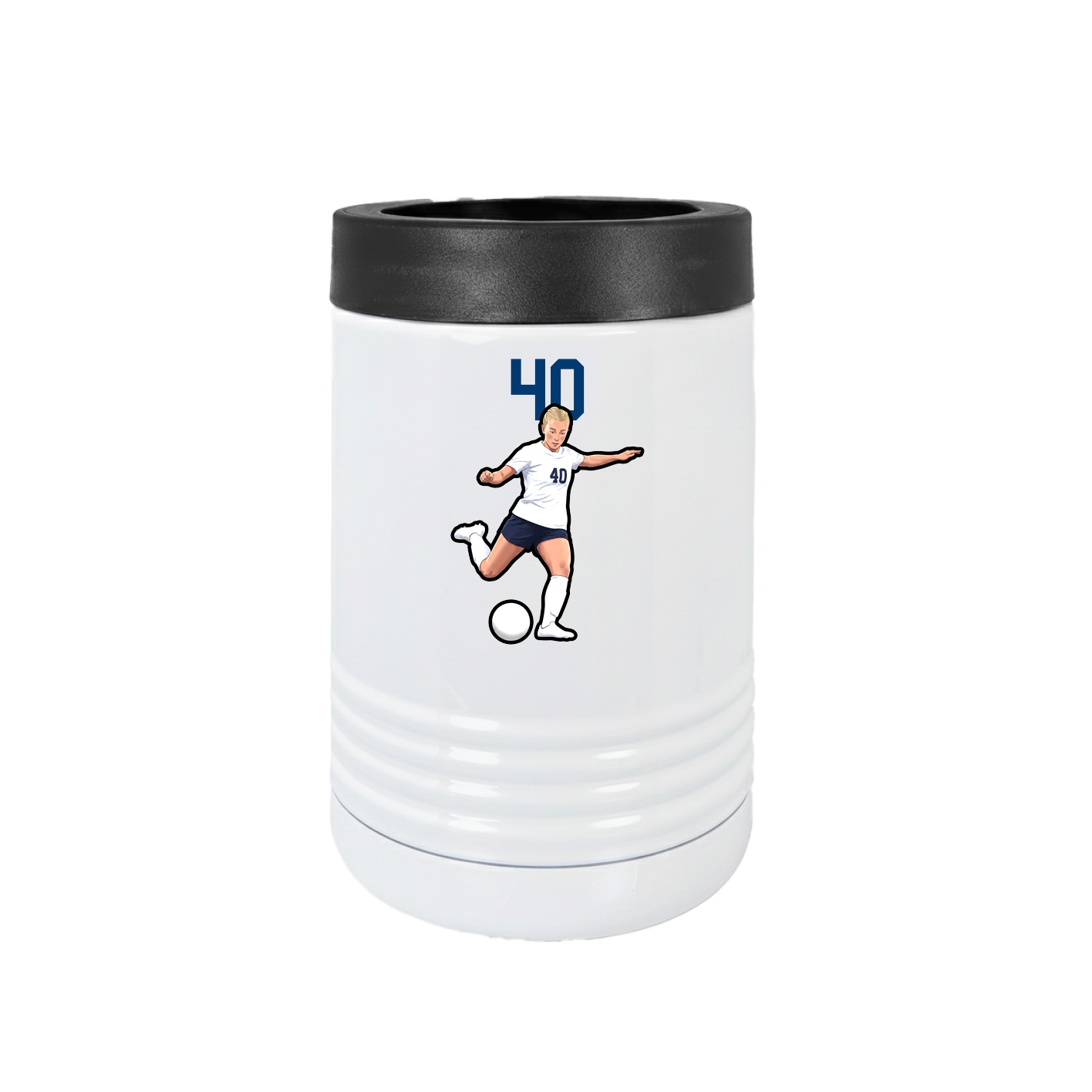 Beverage Holder — Number Top in White