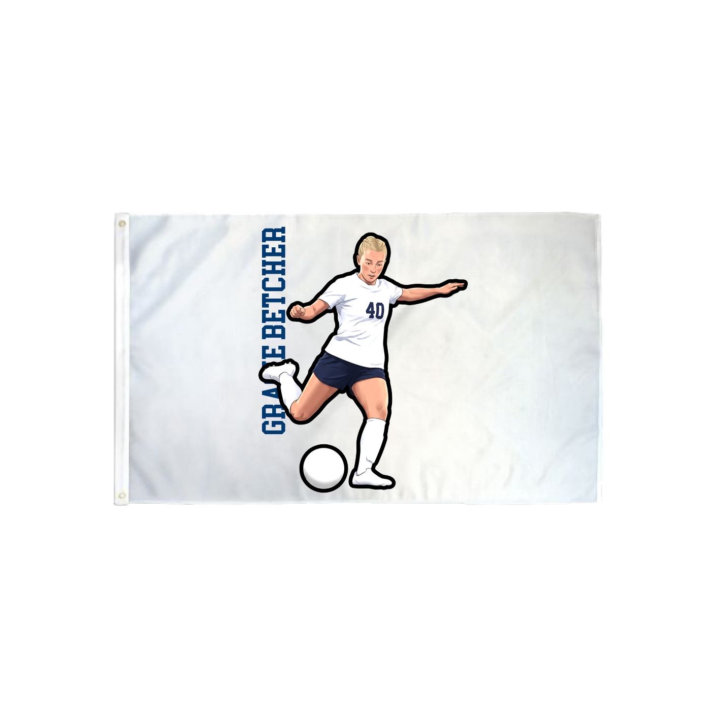 3x5 Flag — Name Vertical in Classic