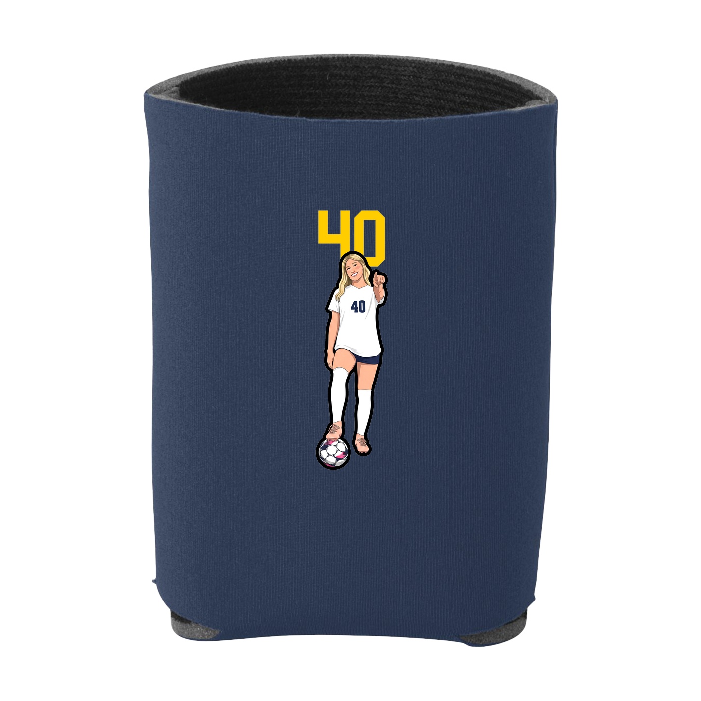 Can Holder — Number Top in Navy