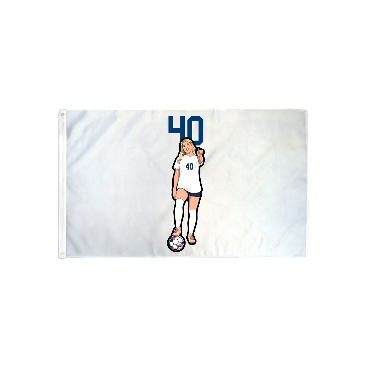 3x5 Flag — Number Top in Classic