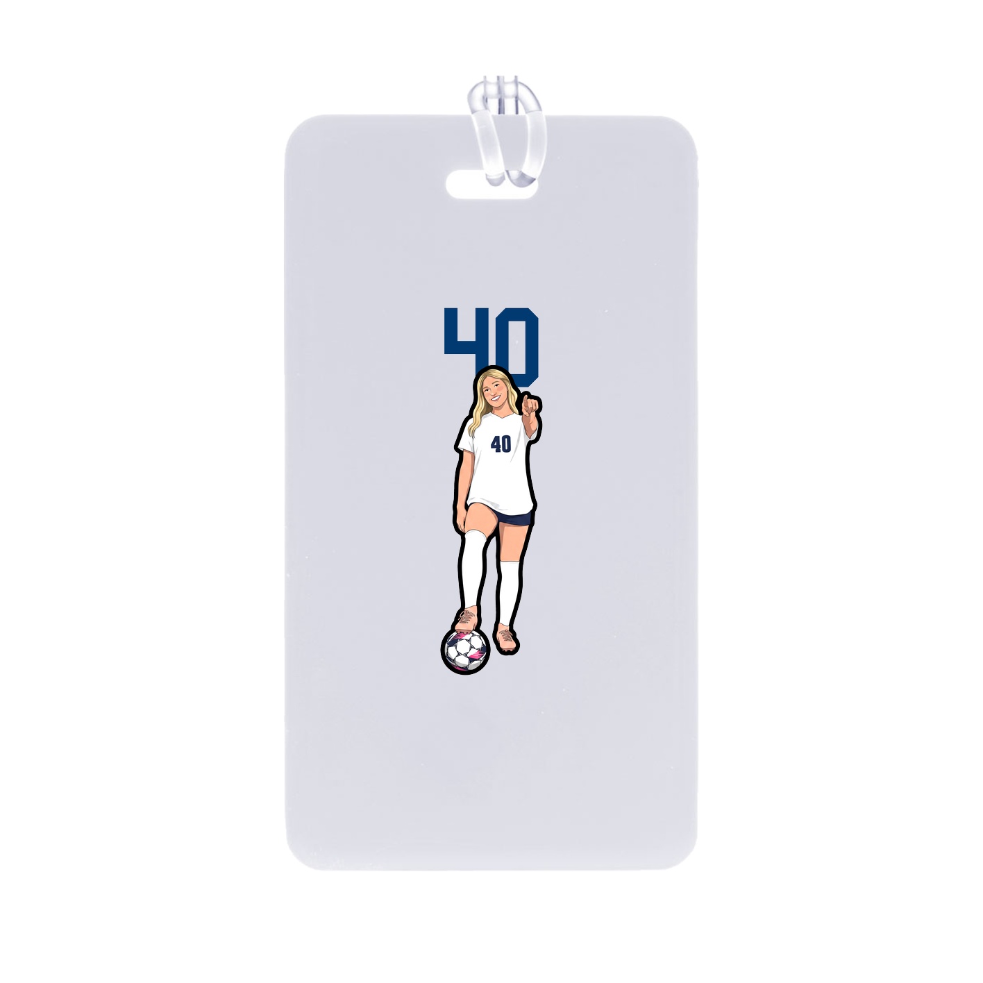Bag Tag — Number Top in Classic