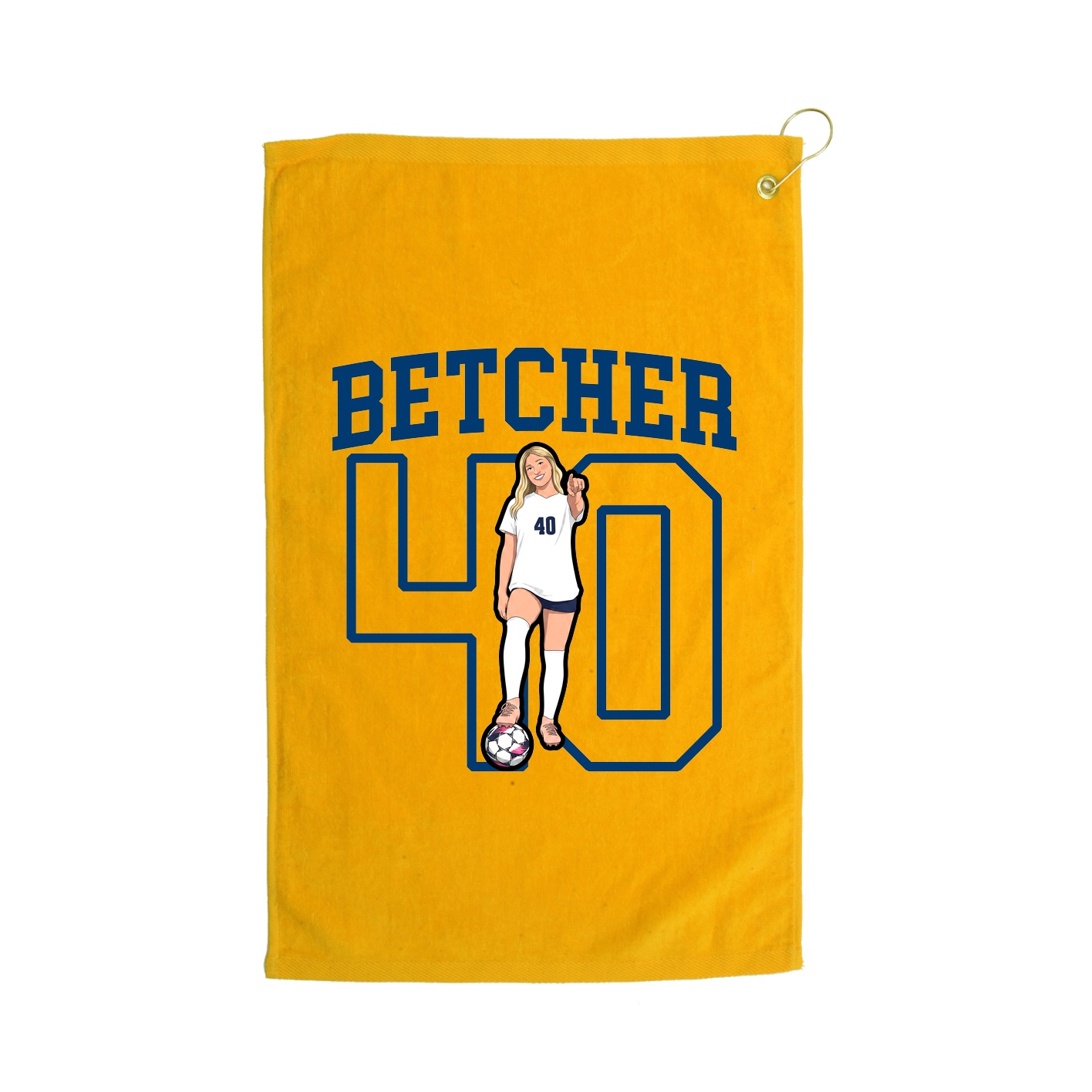Golf Towel — Shirsey in Gold