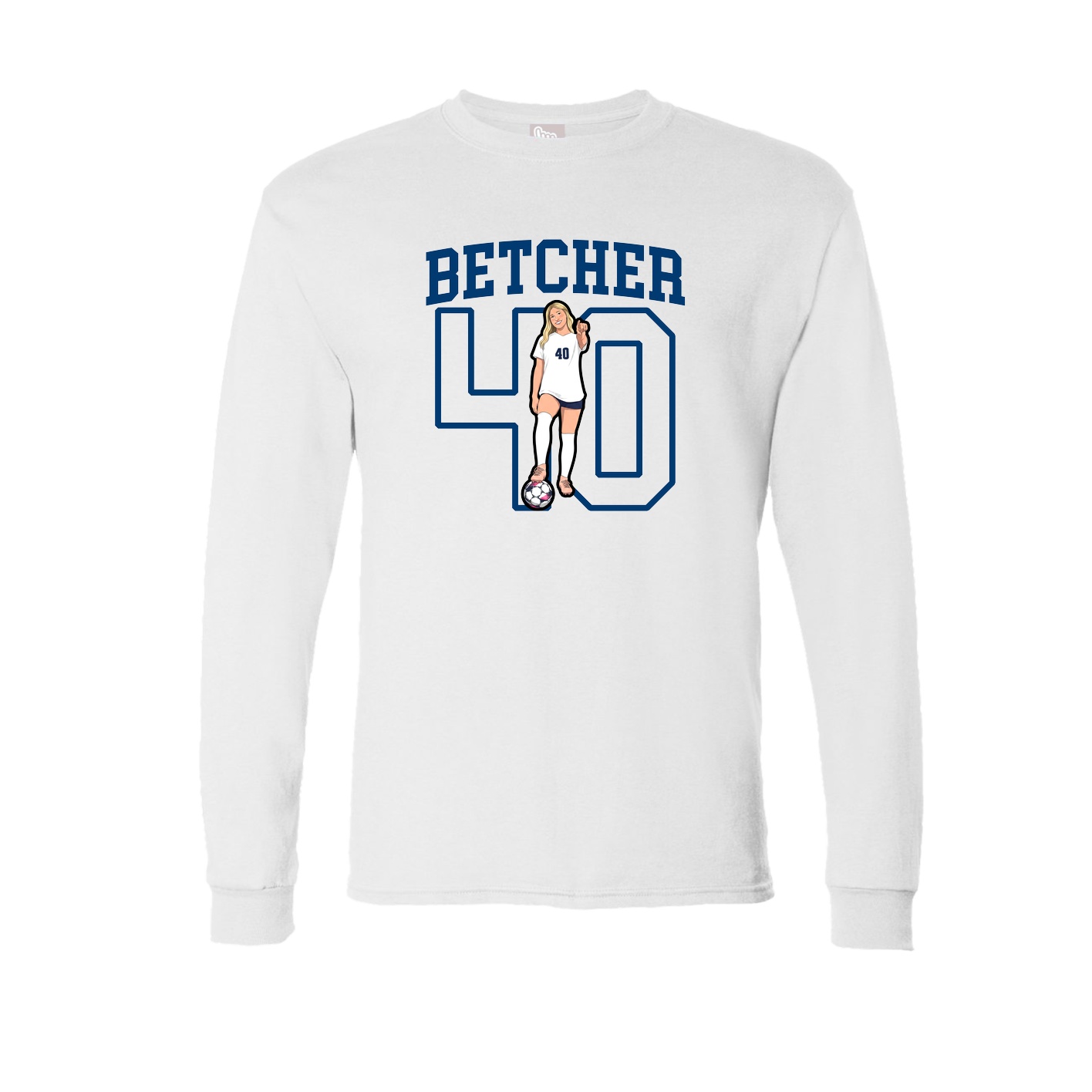 Long Sleeve Tee — Shirsey in White