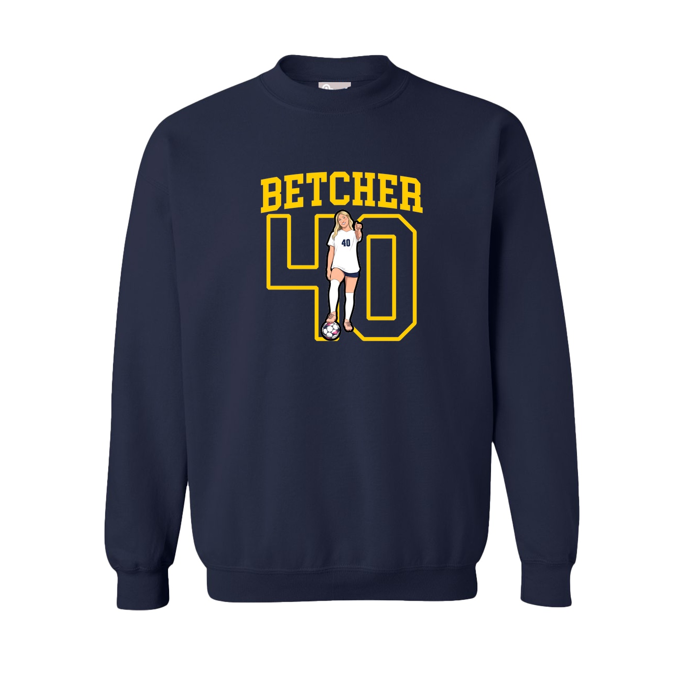 Fleece Crew — Shirsey in Navy