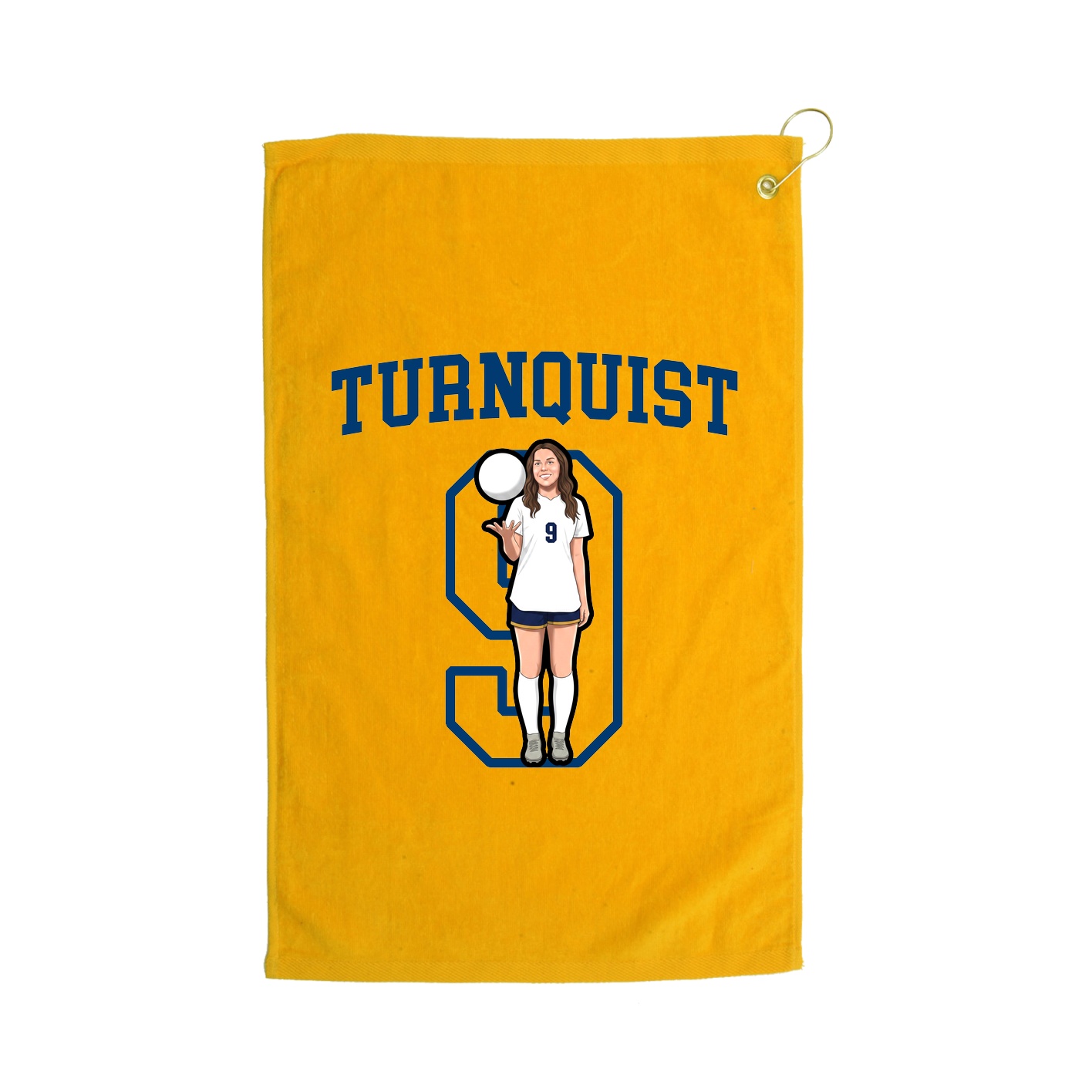 Golf Towel — Shirsey in Gold