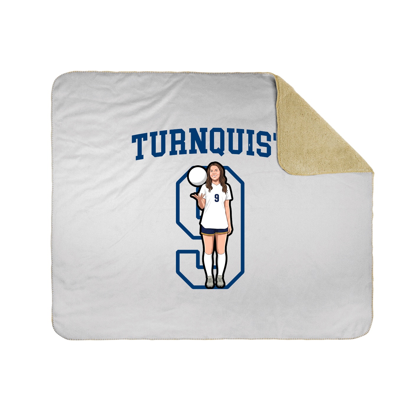 Throw Blanket — Shirsey in White