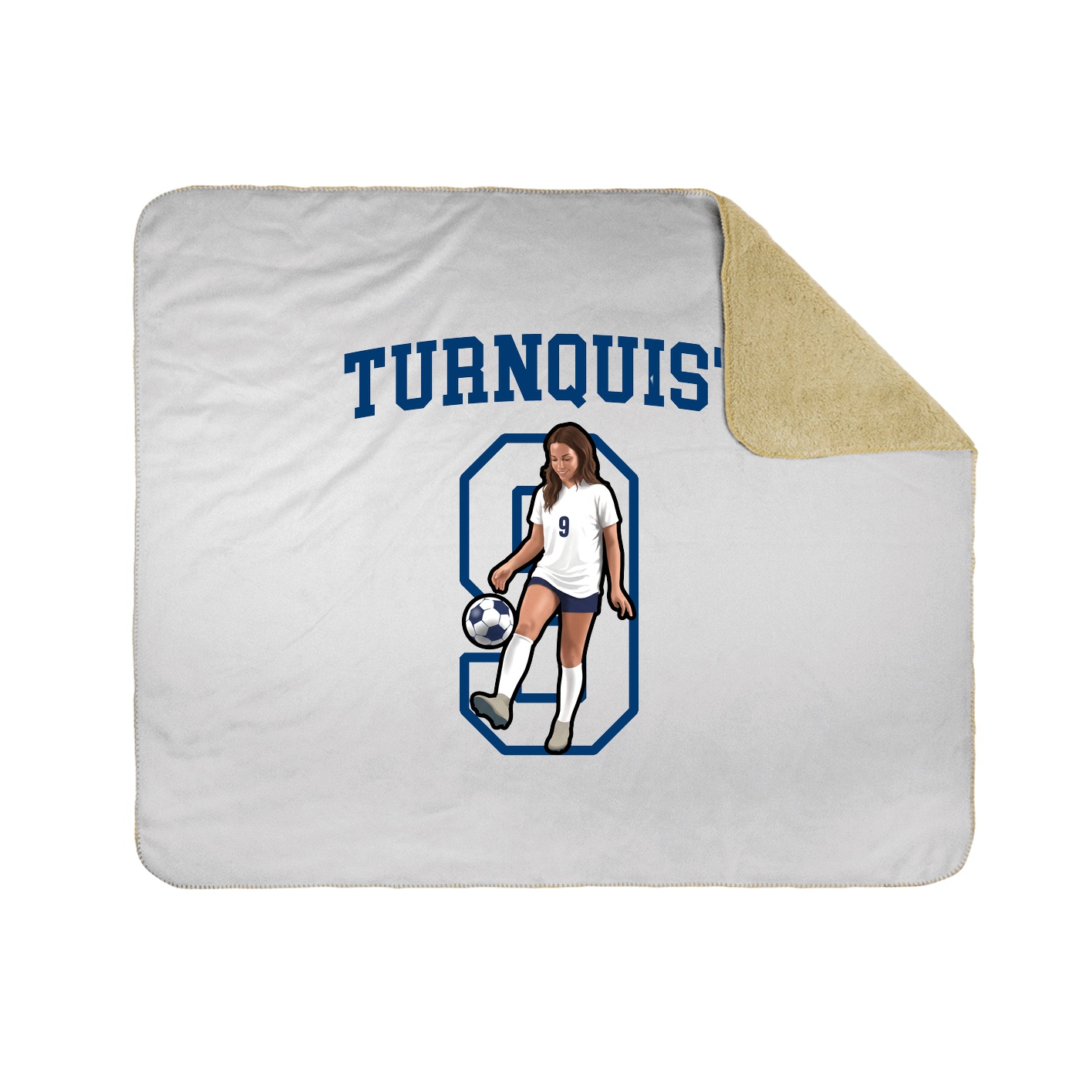 Throw Blanket — Shirsey in White