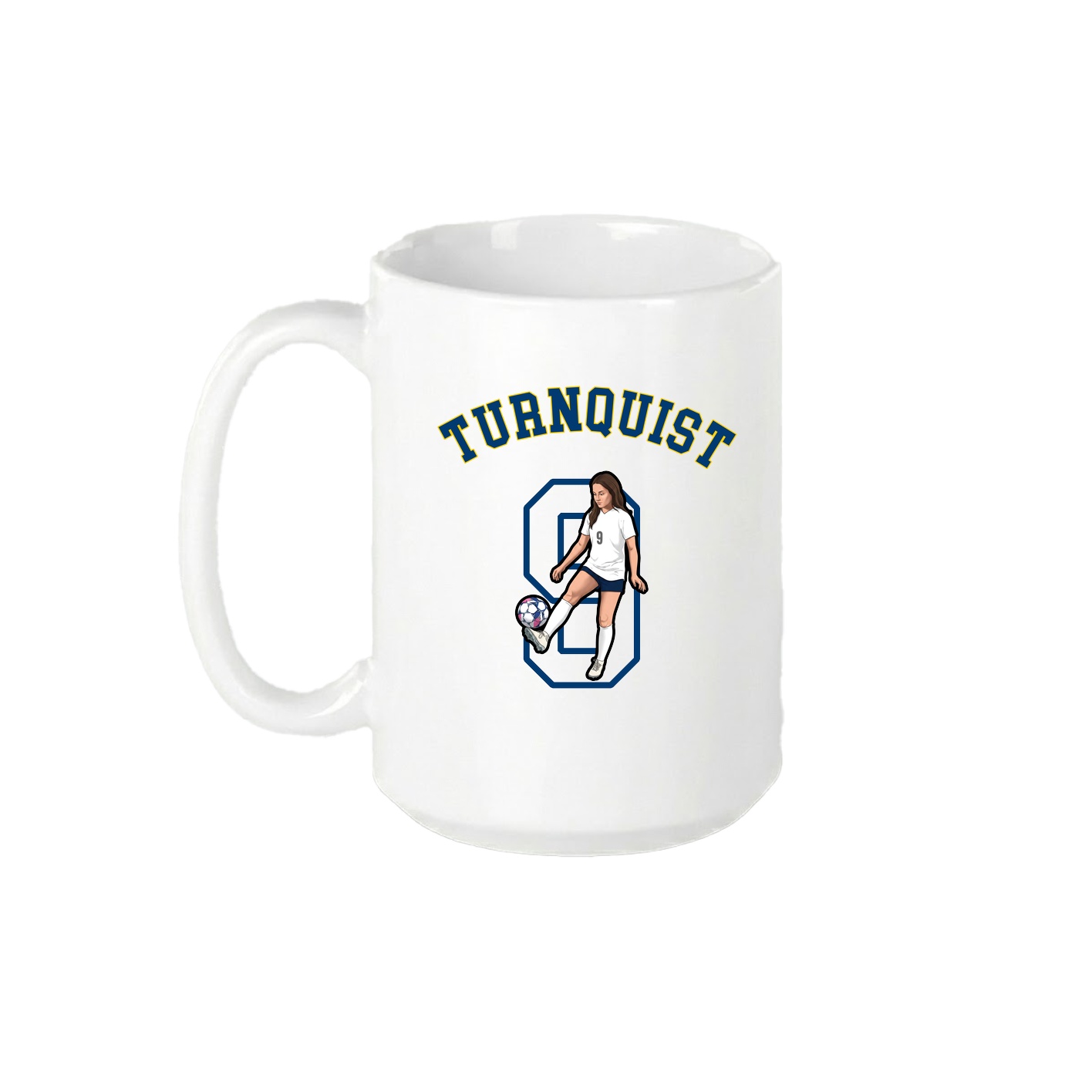15oz Coffee Mug — Shirsey Arch in White