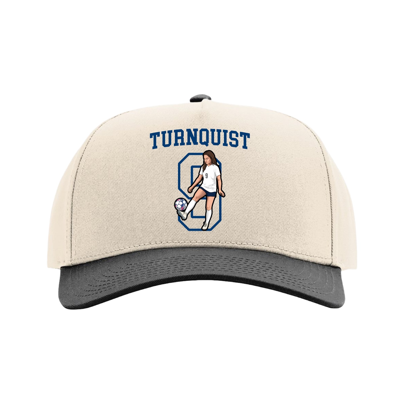 Full Fabric Five-Panel Champ Cap