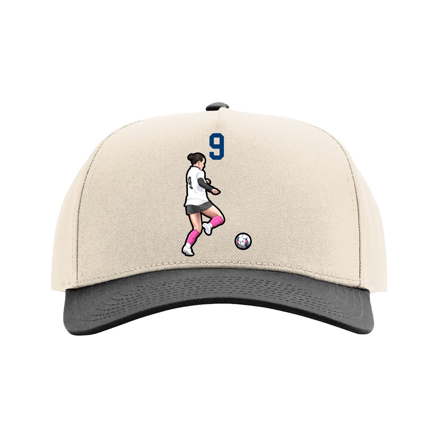 Full Fabric Five-Panel Champ Cap