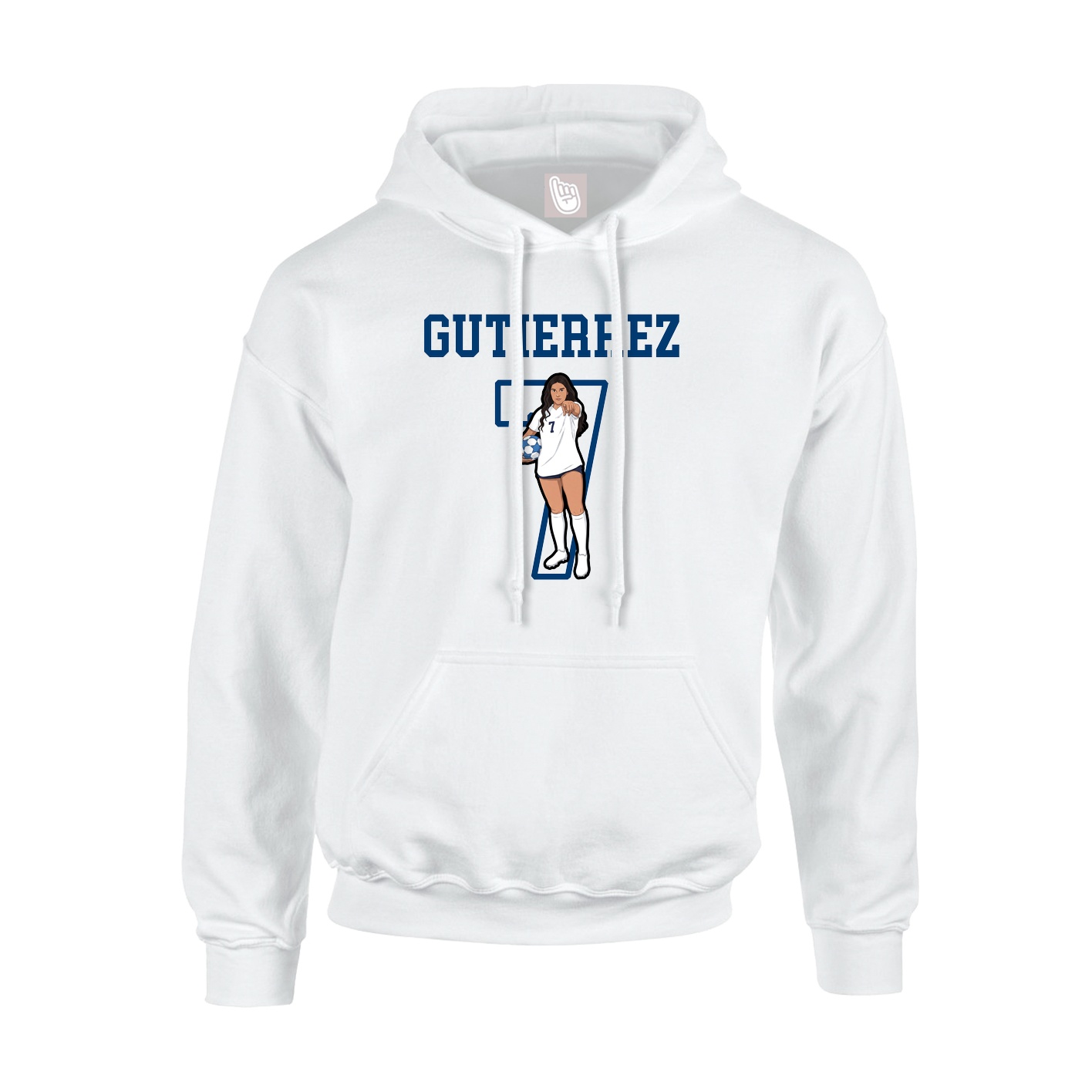 Youth Hoodie — Shirsey in White
