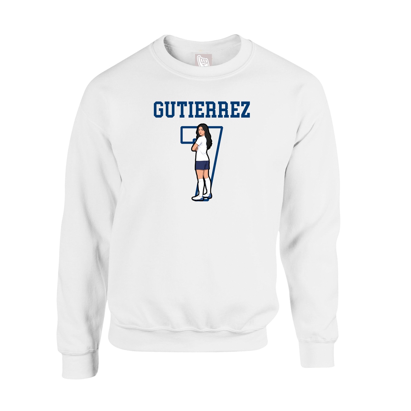 Fleece Crew — Shirsey in White