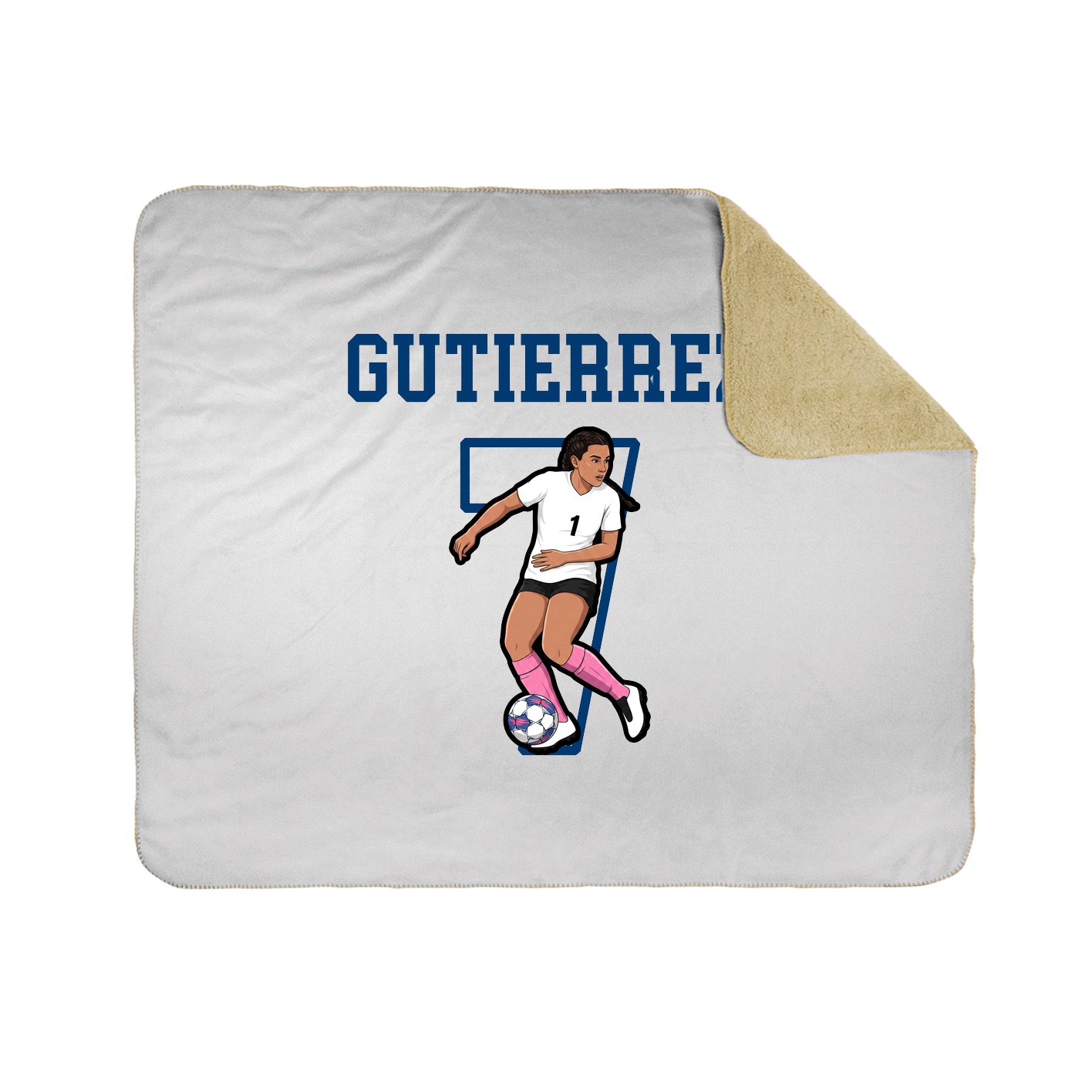 Throw Blanket — Shirsey in White