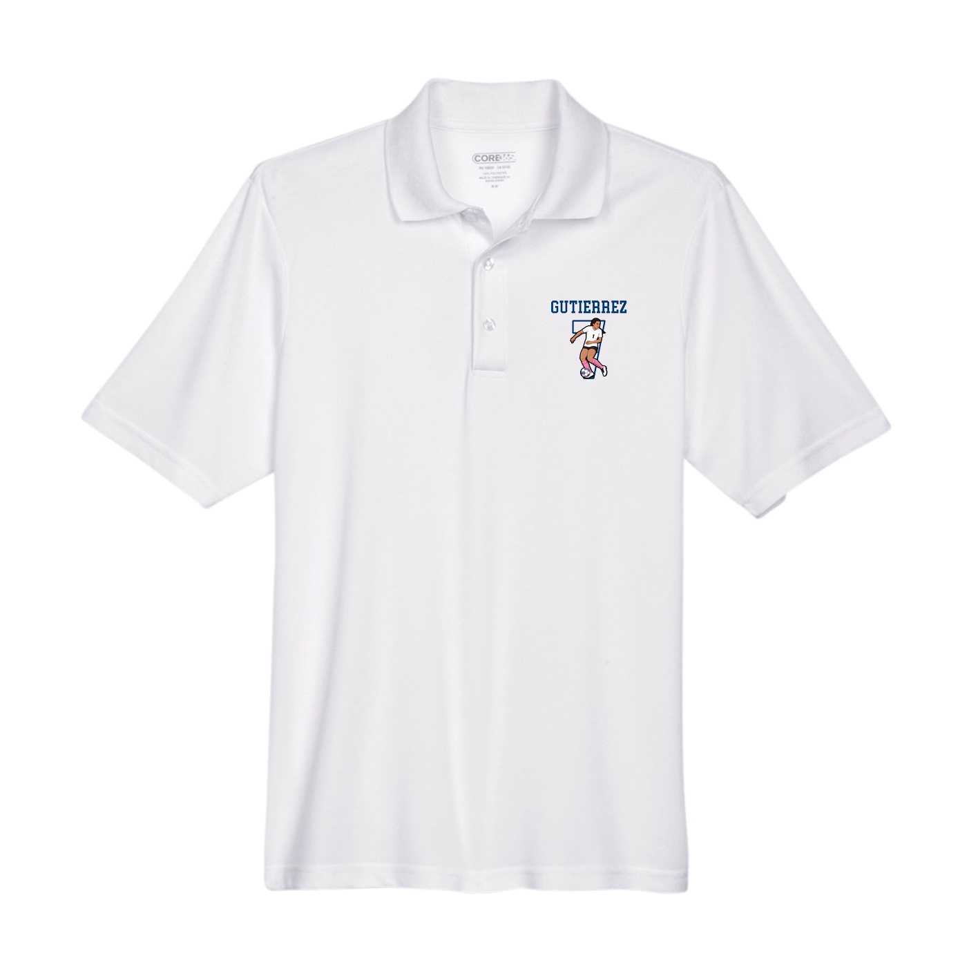 Performance Polo — Shirsey in White