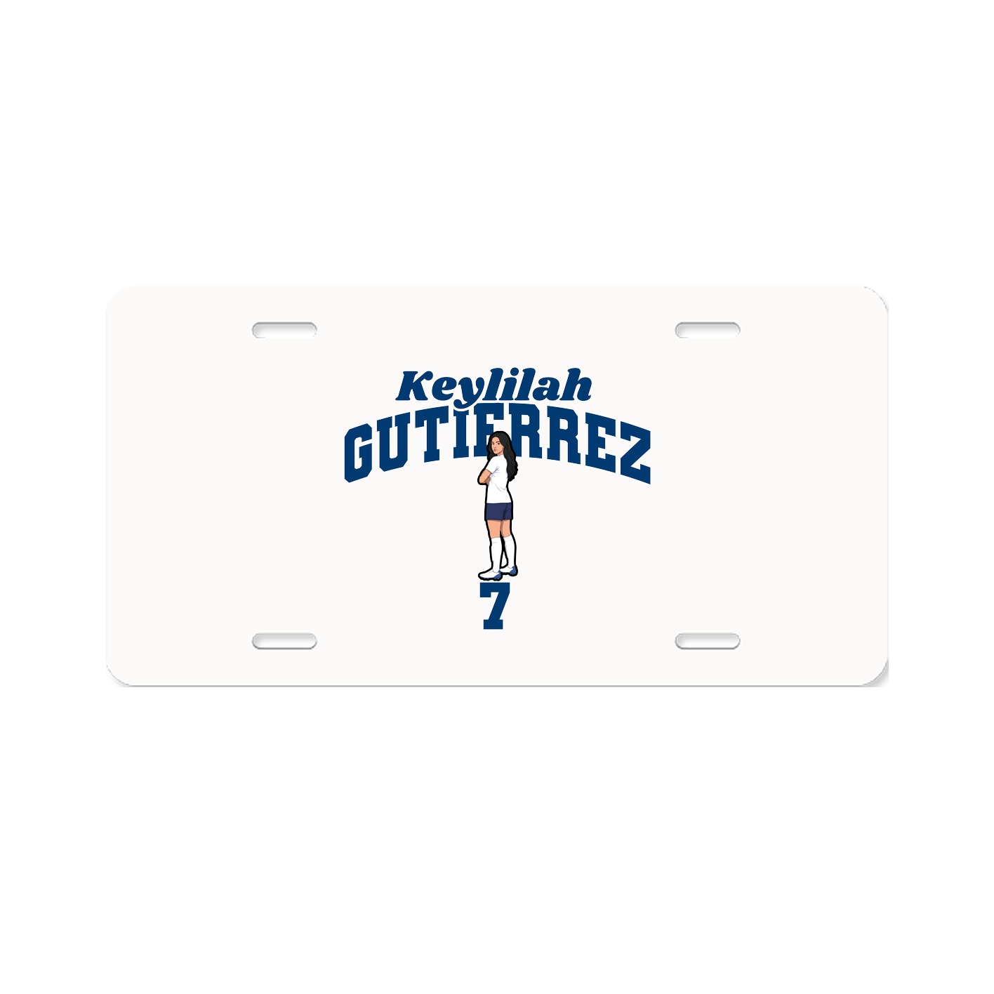 License Plate — Signature Arch in Classic