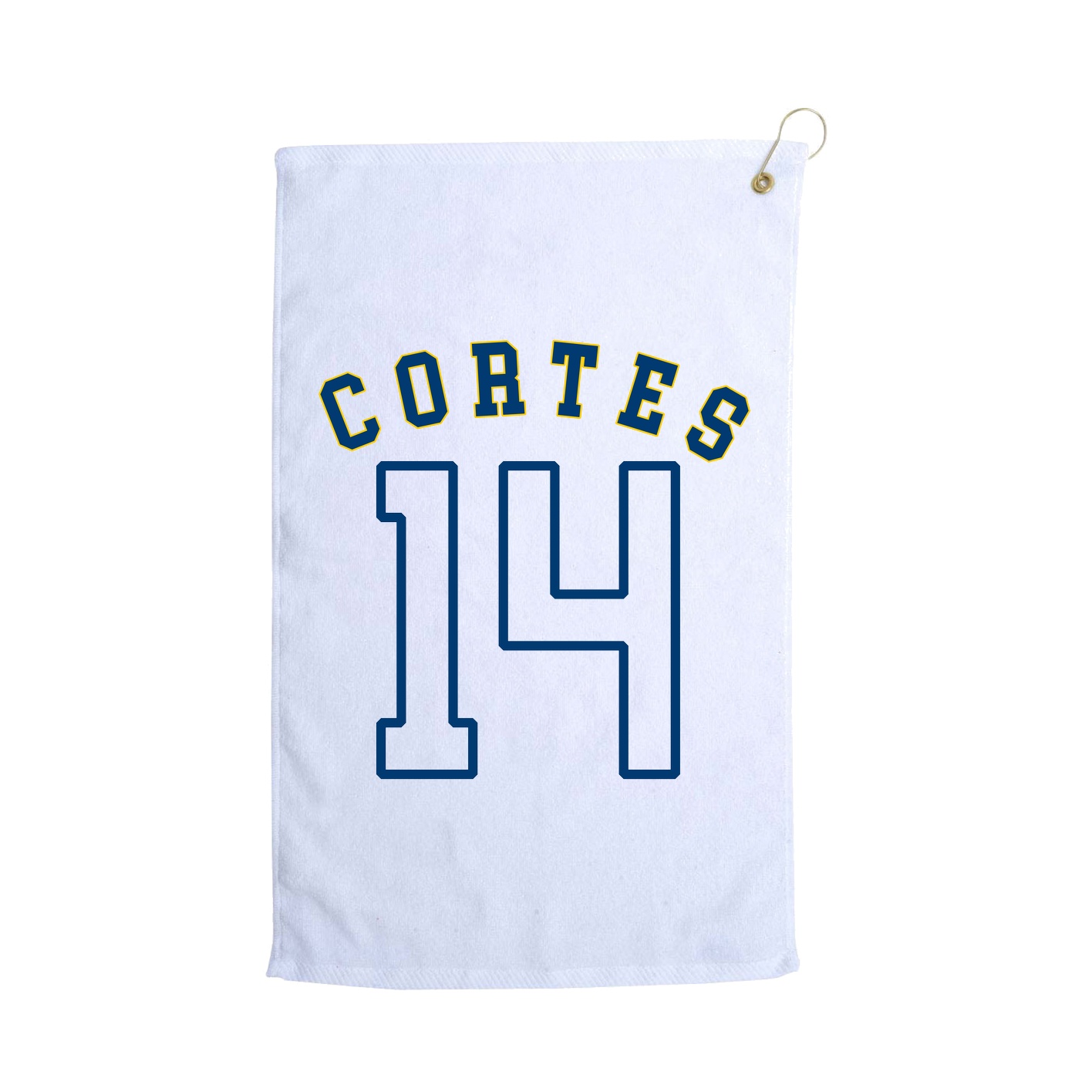Golf Towel — Shirsey Arch in White