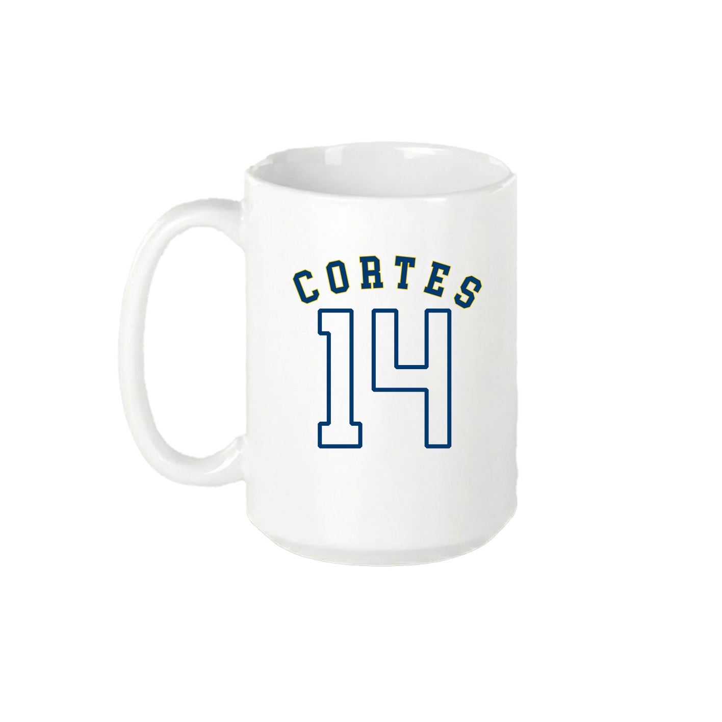 15oz Coffee Mug — Shirsey Arch in White