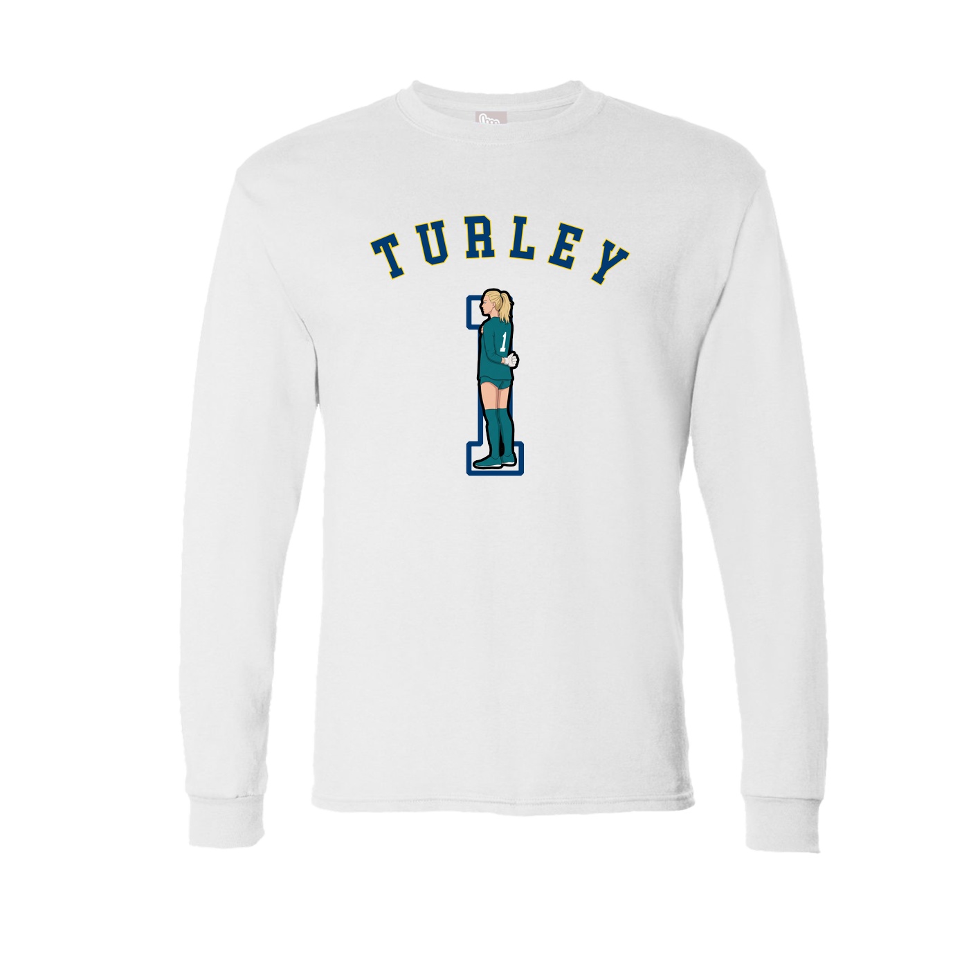 Long Sleeve Tee — Shirsey Arch in White