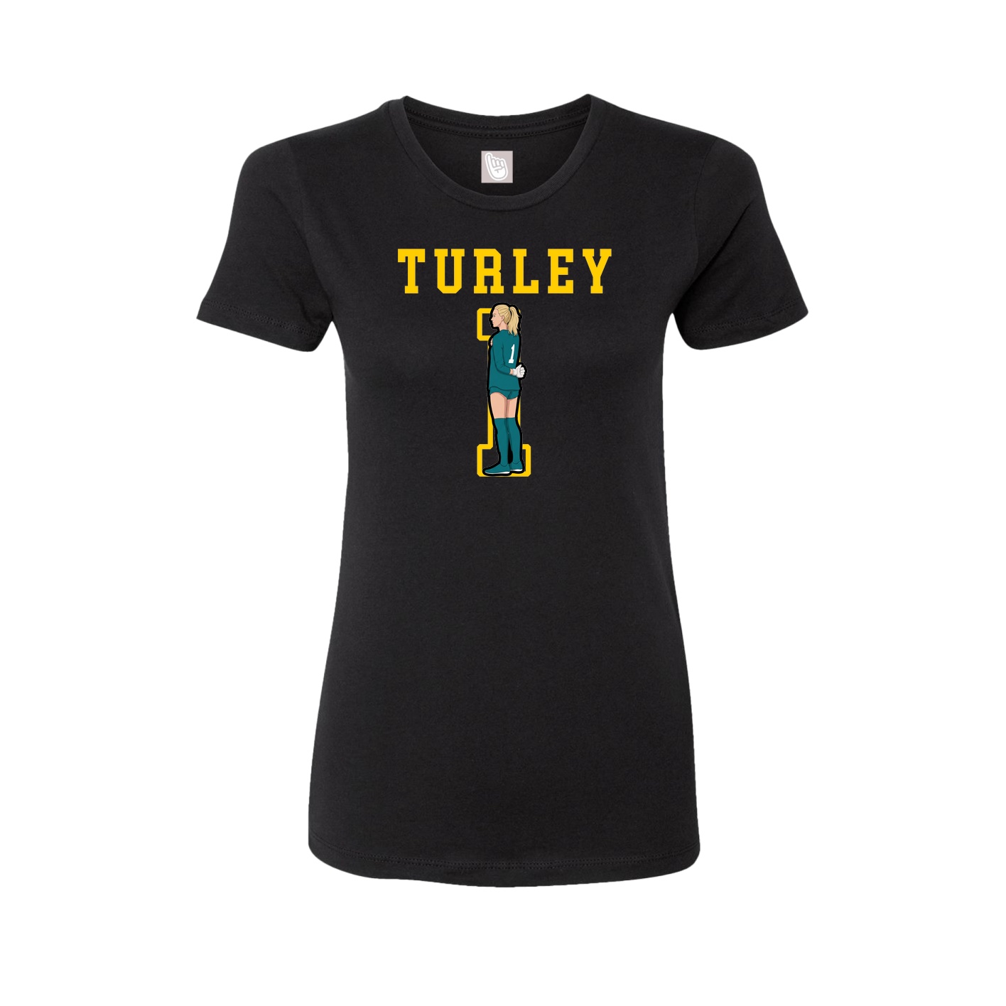 Fitted Women's Tee — Shirsey in Black