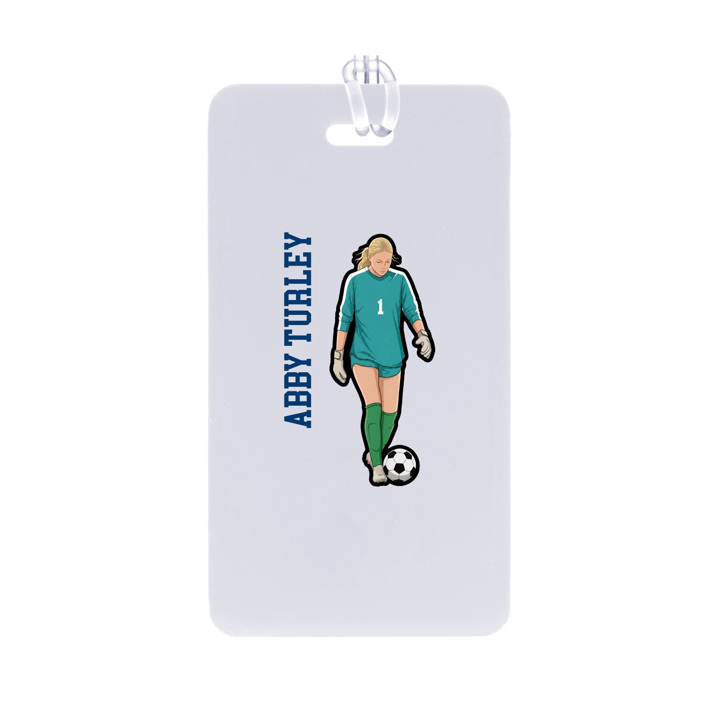 Bag Tag — Name Vertical in Classic