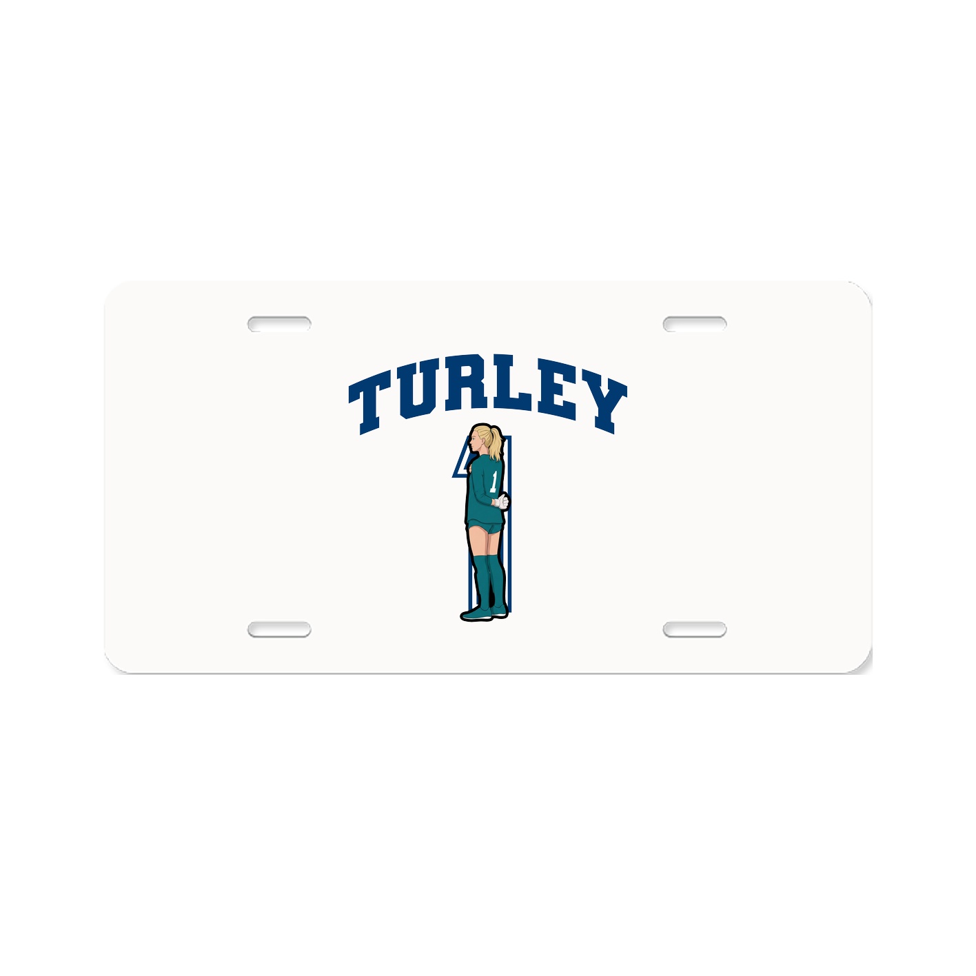 License Plate — Number in Classic