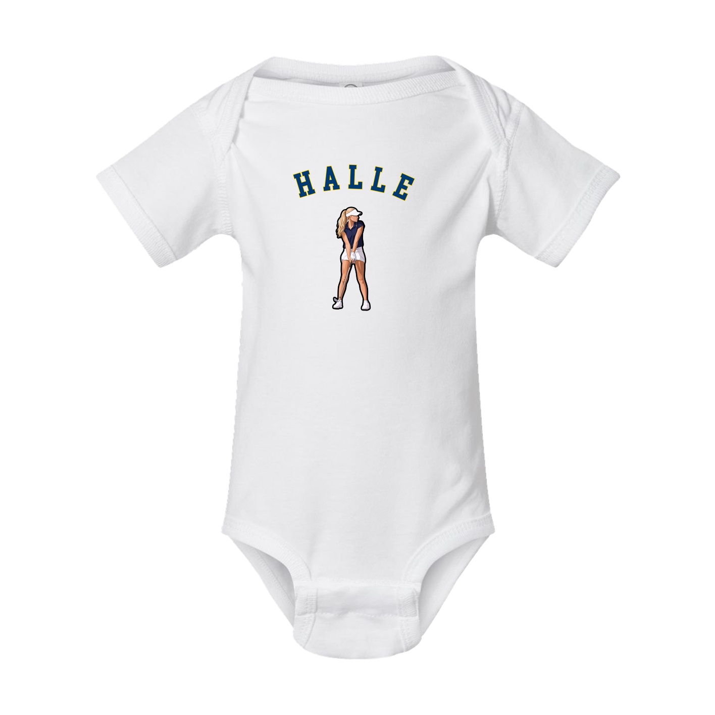 Baby Onesie — Shirsey Arch in White