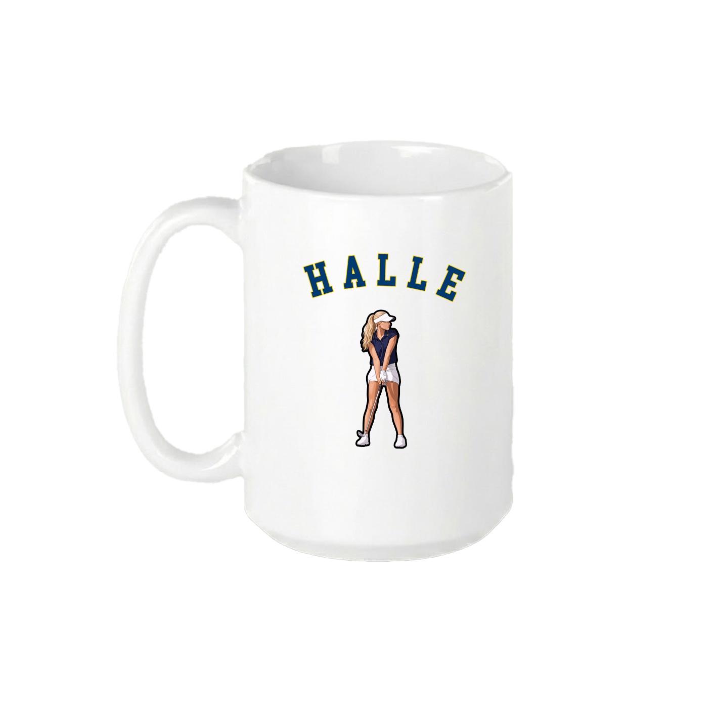 15oz Coffee Mug — Shirsey Arch in White