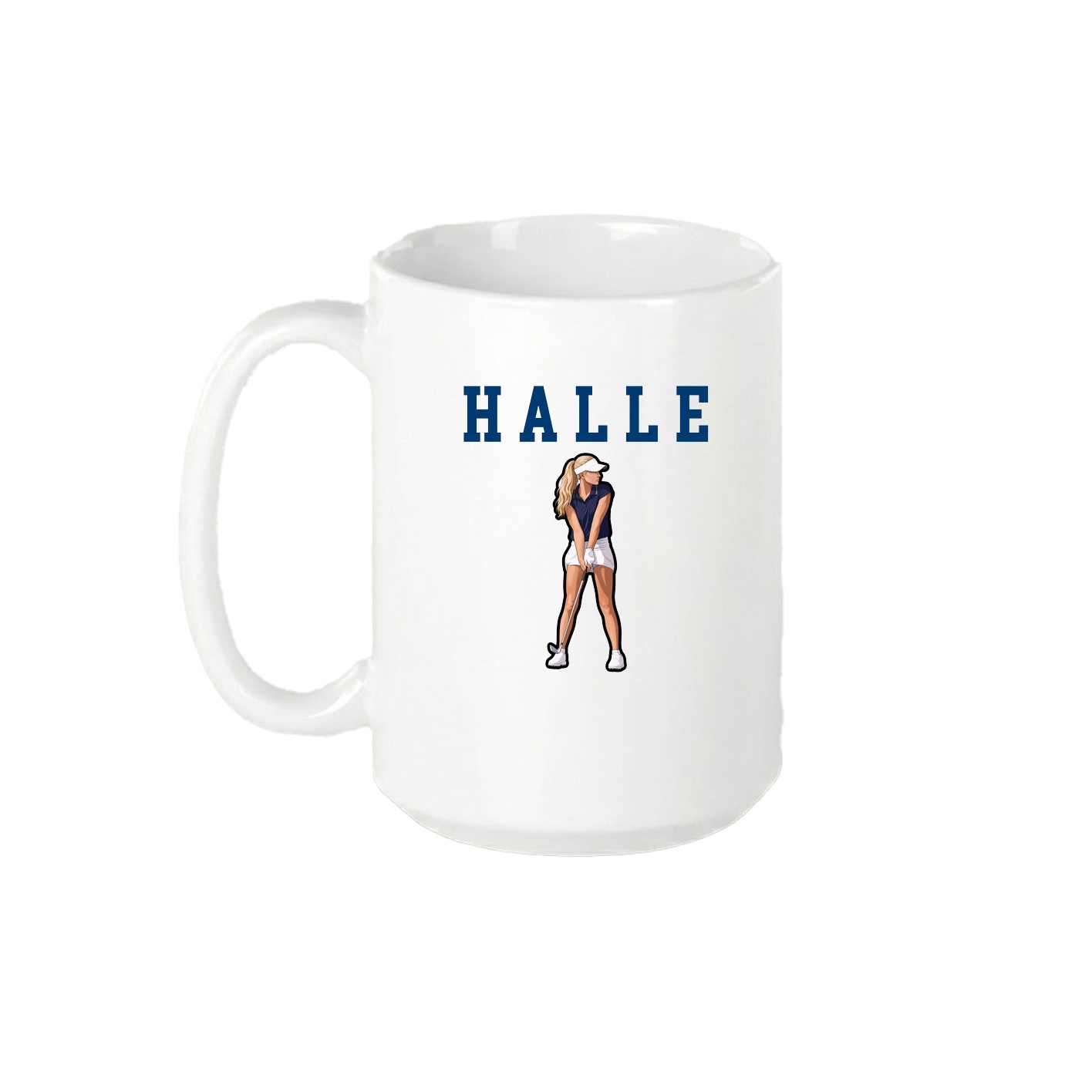 15oz Coffee Mug — Shirsey in White