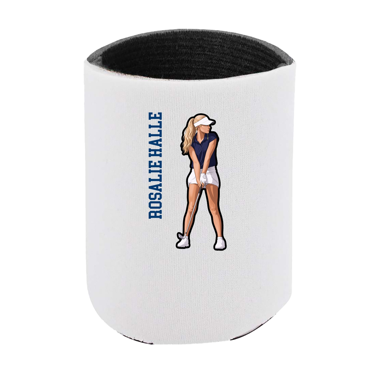 Can Holder — Name Vertical in White