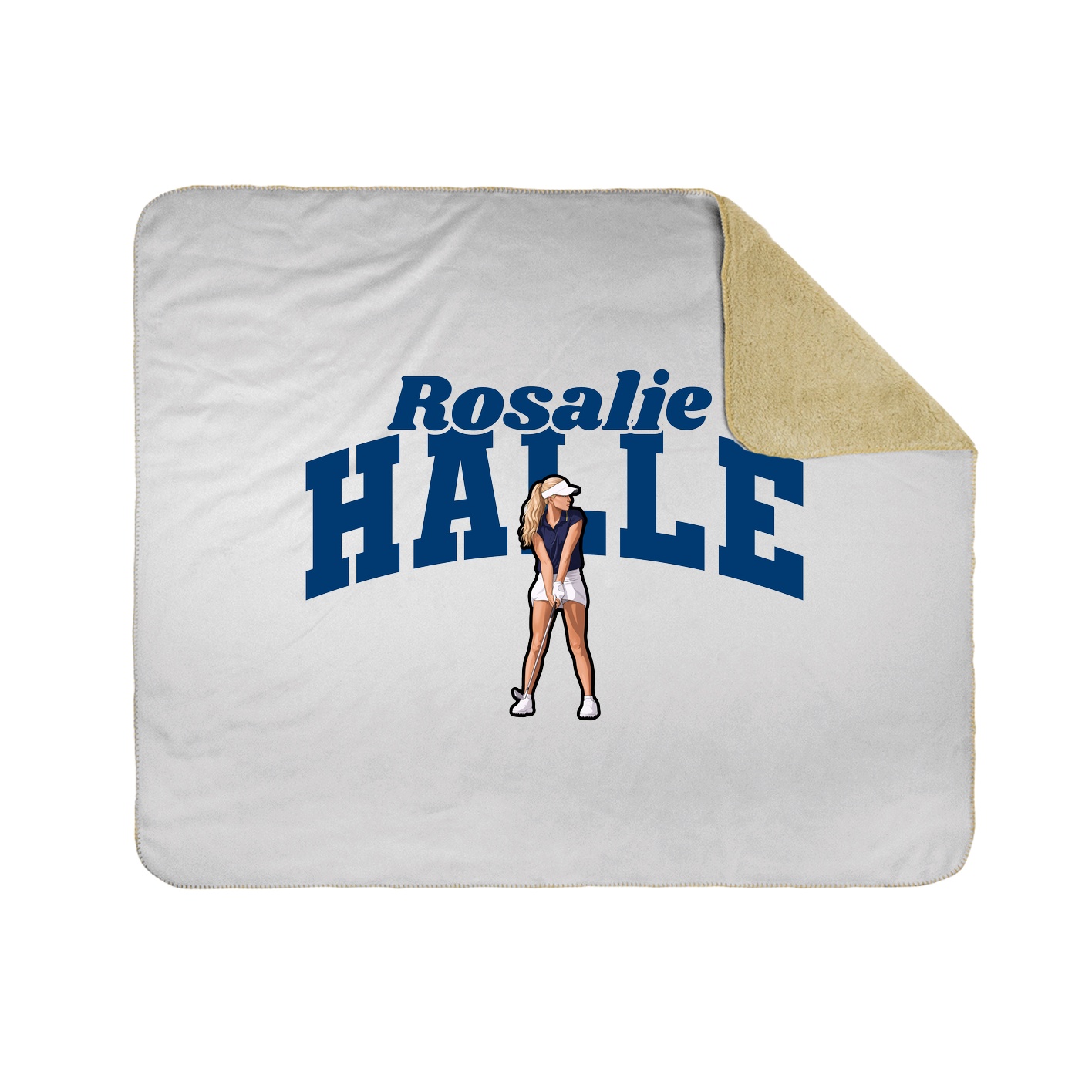Throw Blanket — Signature Arch in White