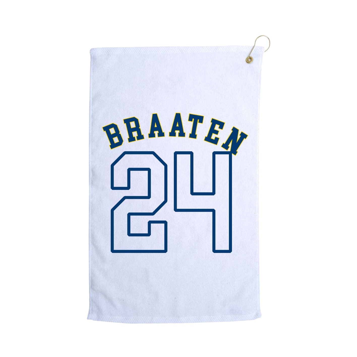 Golf Towel — Shirsey Arch in White