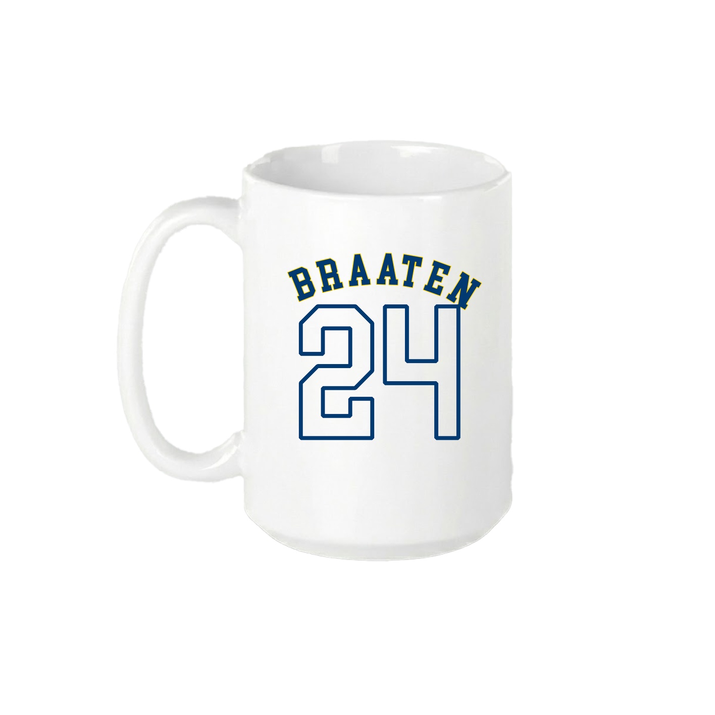 15oz Coffee Mug — Shirsey Arch in White