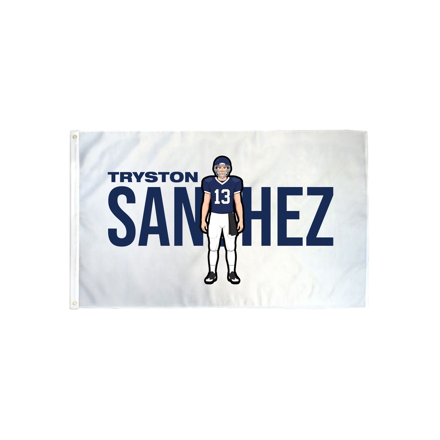 3x5 Flag — Player Name in Classic
