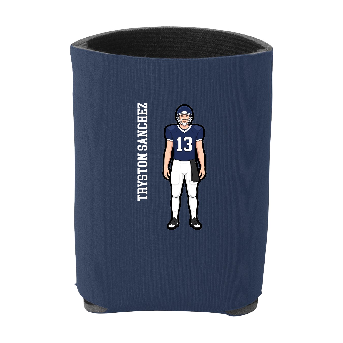 Can Holder — Name Vertical in Navy