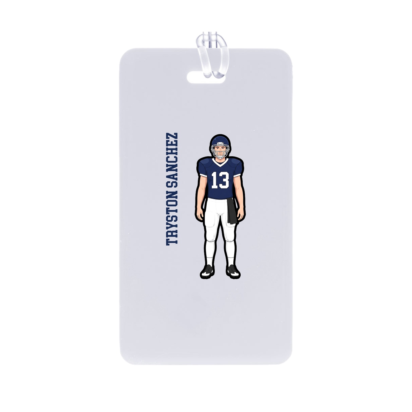Bag Tag — Name Vertical in Classic