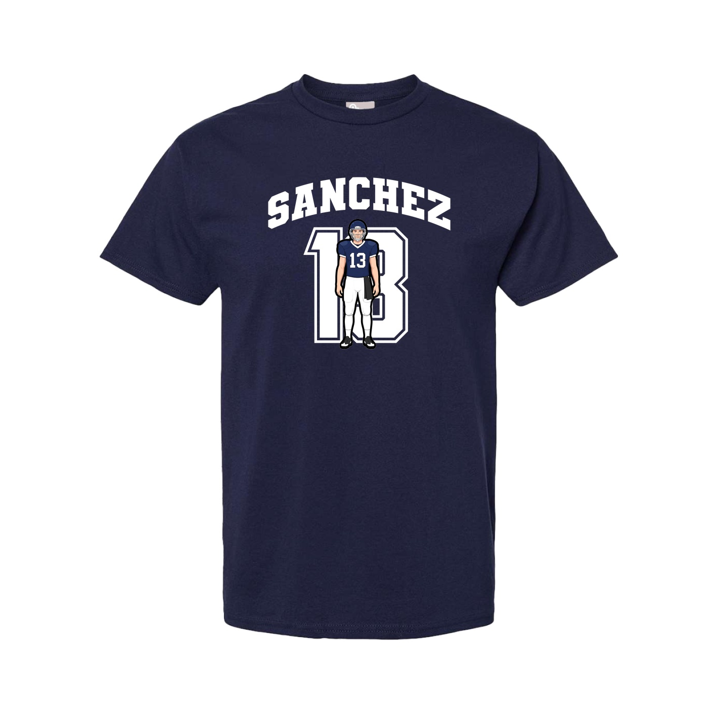 Tee — Number in Navy