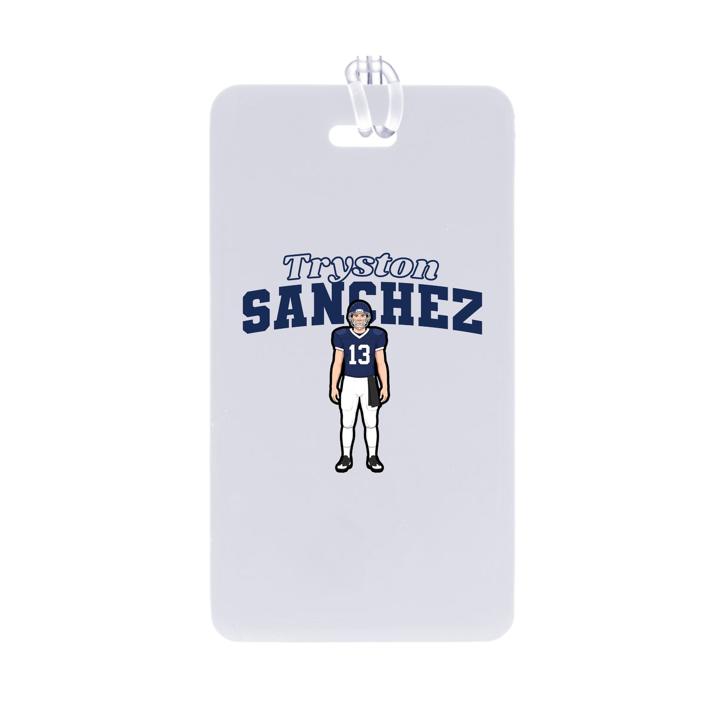 Bag Tag — Name Arch in Classic