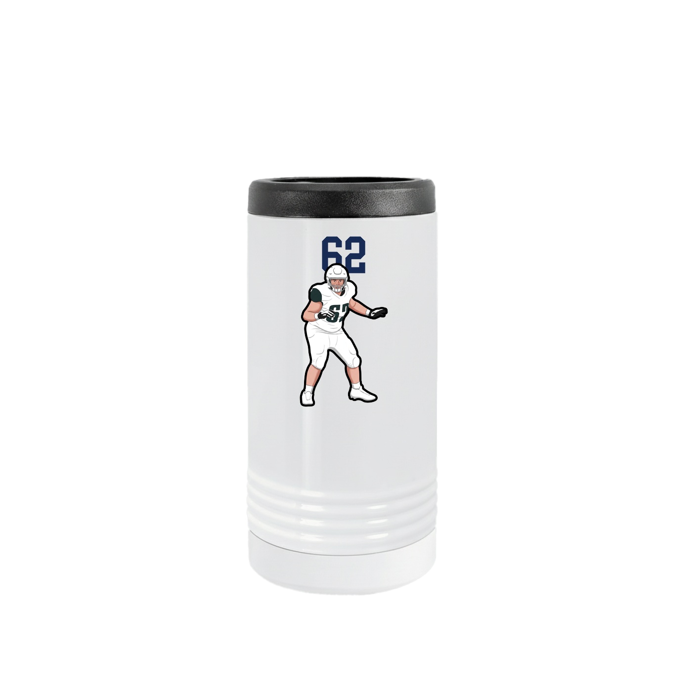 Slim Beverage Holder — Number Top in White