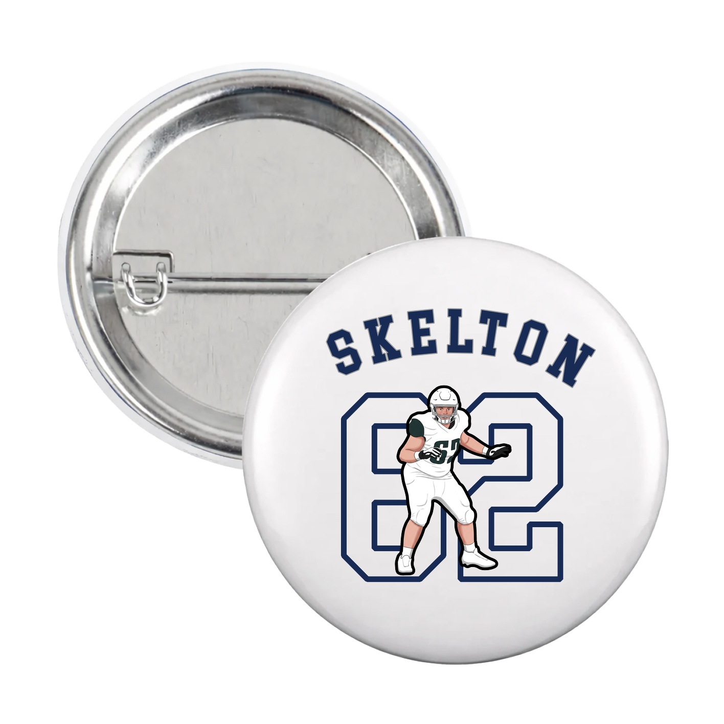 Game Day Button — Shirsey Arch in White