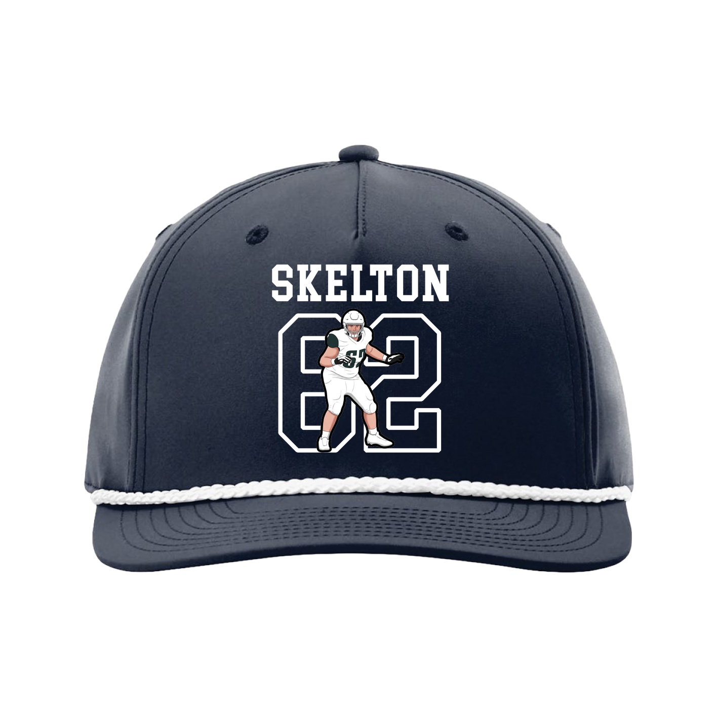 Five-Panel Classic Rope Cap — Shirsey in Navy