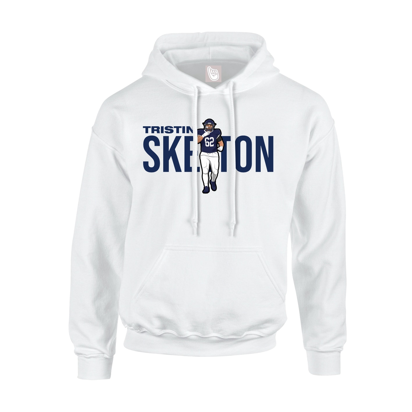 Hoodie — Player Name in White