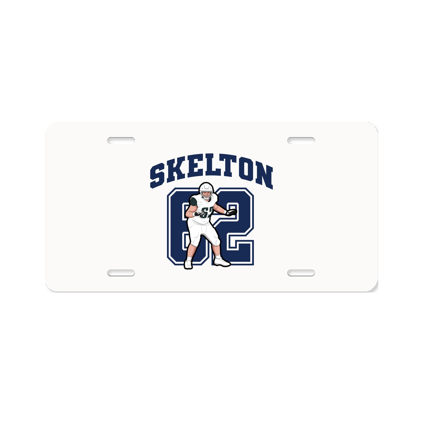 License Plate — Number in Classic